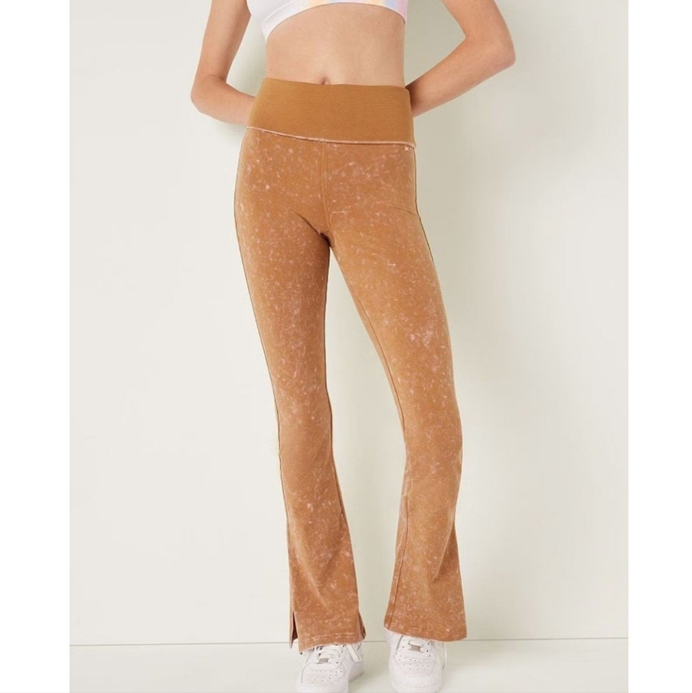 Victoria's Secret Pink High Waist Foldover Flare Leggings Size S